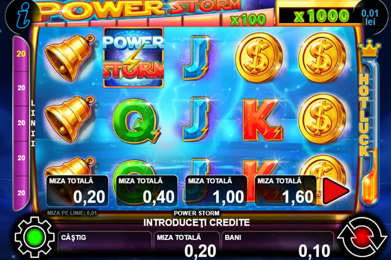 Power Storm la Luck Casino