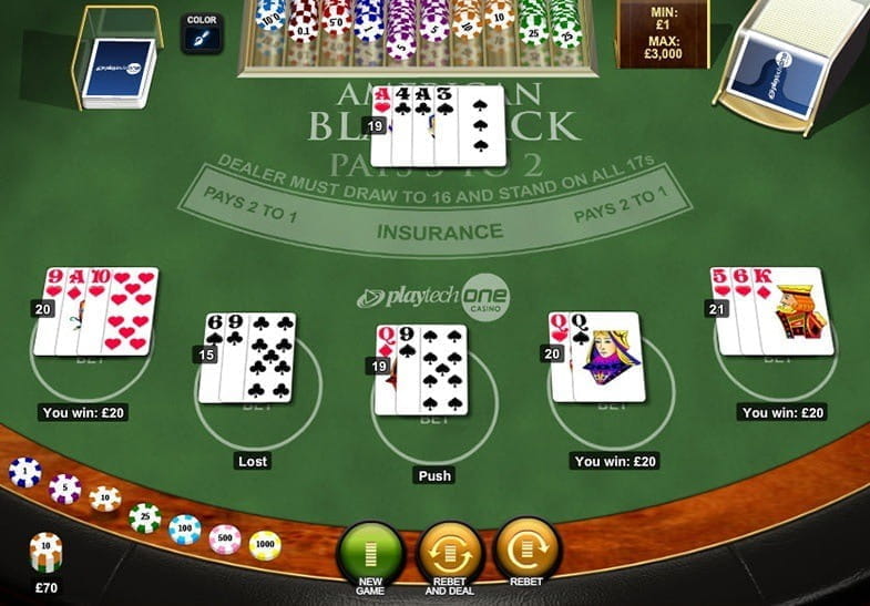 Blackjack American demo