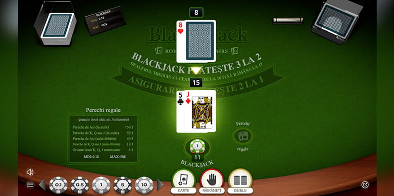 Blackjack Royal Pairs Publicwin