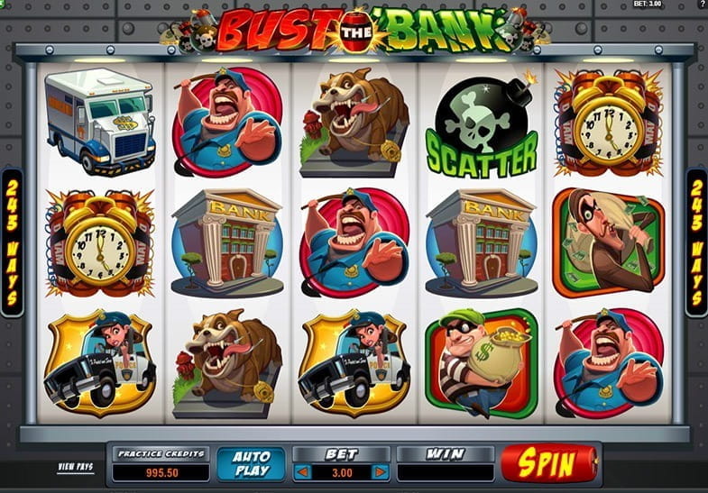 Bust the Bank Video Slot