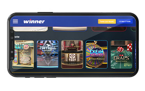 Winner Casino pe iPhone