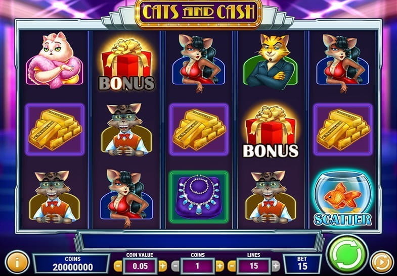 Cats and Cash slot