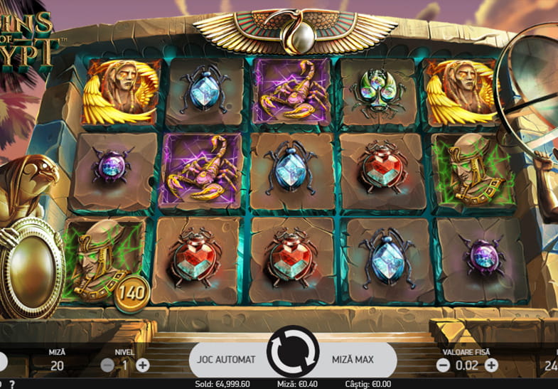 Coins of Egypt slot NetEnt