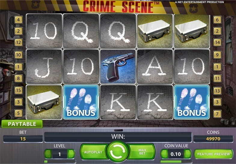 Demo gratuit Crime Scene Slot