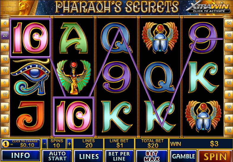 Joacă la Pharaoh's Secrets slot online