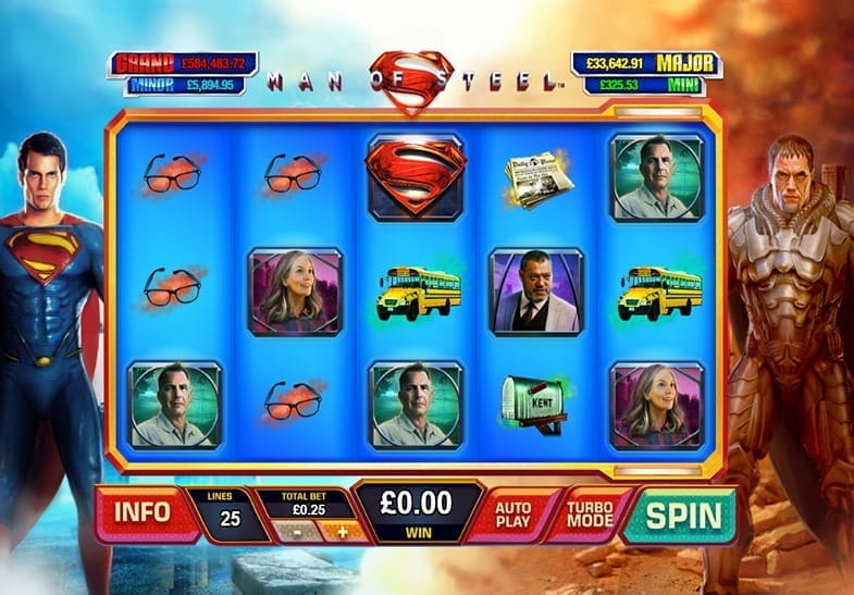 Man of Steel Jackpot Slot