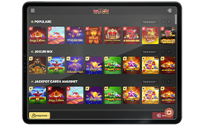 Million Casino pe tabletă