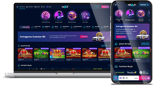 Site-ul cazinoului MrBit pe desktop și mobil