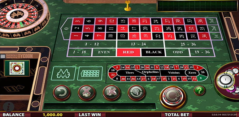 Monopoly Tycoon Ruleta WMS