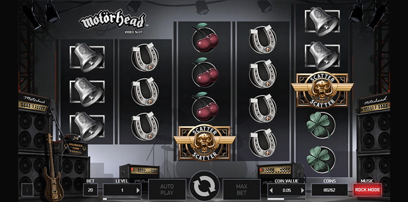 Motorhead video slot de la netent