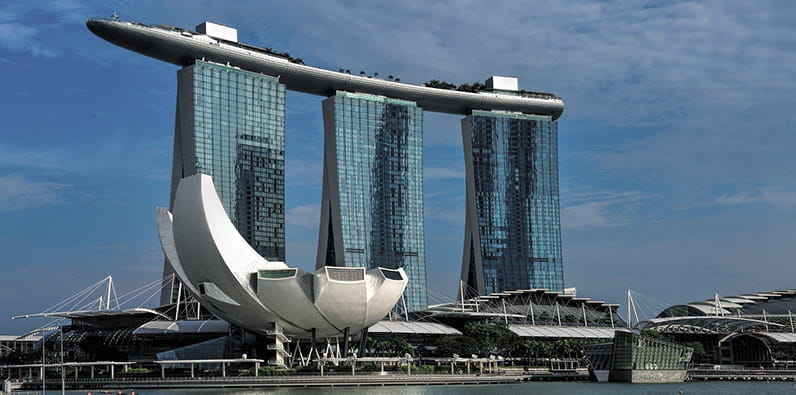 Resortul din Singapore Marina bay Sands