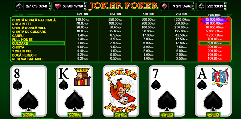 Joc de video poker